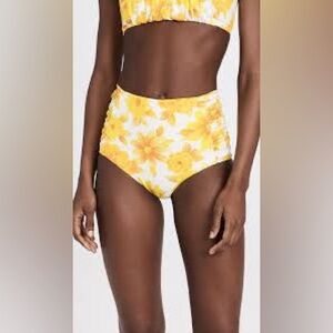 NWT Alemais
Sonny Ruched High Waist Bikini Briefs Size S $120